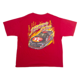 CHASE AUTHENTICS Casey Mears #42 'Shooting Star' NASCAR Mens T-Shirt Red USA XL