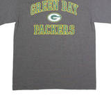 NFL Green Bay Packers Mens T-Shirt Grey USA Crew Neck L