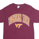 DELTA PRO WEIGHT Virginia Tech Mens T-Shirt Maroon USA Crew Neck M