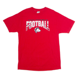 CI SPORT CSU-Pueblo Football Mens T-Shirt Red USA Crew Neck L