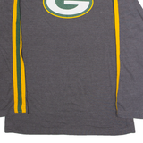 NFL Green Bay Packers Mens T-Shirt Grey Long Sleeve USA Crew Neck L