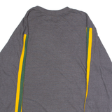 NFL Green Bay Packers Mens T-Shirt Grey Long Sleeve USA Crew Neck L