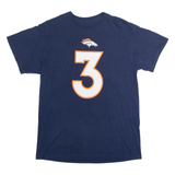 NFL Denver Broncos #3 Wilson Mens T-Shirt Blue USA Crew Neck M