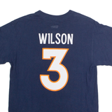 NFL Denver Broncos #3 Wilson Mens T-Shirt Blue USA Crew Neck M