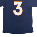 NFL Denver Broncos #3 Wilson Mens T-Shirt Blue USA Crew Neck M