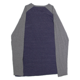 NFL Los Angeles Rams Mens T-Shirt Blue Long Sleeve USA Button Neck M