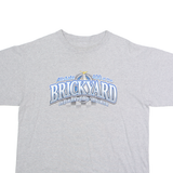 2009 Allstate Brickyard 400 NASCAR Racing Mens T-Shirt Grey USA Crew Neck L