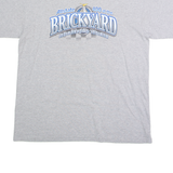 2009 Allstate Brickyard 400 NASCAR Racing Mens T-Shirt Grey USA Crew Neck L