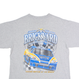 2009 Allstate Brickyard 400 NASCAR Racing Mens T-Shirt Grey USA Crew Neck L