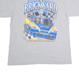 2009 Allstate Brickyard 400 NASCAR Racing Mens T-Shirt Grey USA Crew Neck L