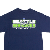 NFL Seattle Seahawks Mens T-Shirt Blue USA Crew Neck XL