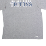 RUSSELL ATHLETIC UC San Diego Tritons Mens T-Shirt Grey USA Crew Neck L