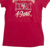 NFL San Francisco 49ers Womens T-Shirt Red USA Crew Neck L