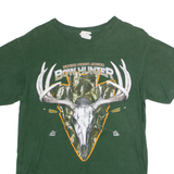 DELTA PRO WEIGHT Death From Above Bow Hunter Mens T-Shirt Green USA Crew Neck M