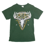 DELTA PRO WEIGHT Death From Above Bow Hunter Mens T-Shirt Green USA Crew Neck M