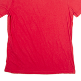 FOURCAST USA Mens T-Shirt Red USA Crew Neck M