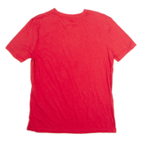 FOURCAST USA Mens T-Shirt Red USA Crew Neck M