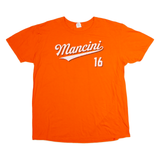 GILDAN Baltimore Orioles Mancini #16 Mens T-Shirt Orange USA Crew Neck XL