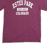 DIMCO APPAREL Estes Park Colorado Mens T-Shirt Maroon USA Crew Neck XL