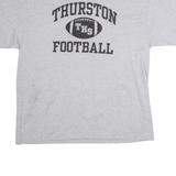 PORT AND COMPANY Thurston High School Football Mens T-Shirt Grey USA XL