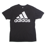ADIDAS Mens T-Shirt Black Crew Neck M