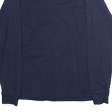 CHAMPION Mens T-Shirt Blue Long Sleeve Crew Neck M