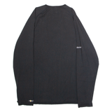 CARHARTT MRO SUPPLY Relaxed Fit Mens T-Shirt Black Long Sleeve Crew Neck L