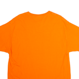 RUSSELL ATHLETIC Auburn Tigers Mens T-Shirt Orange USA Crew Neck XL