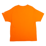 RUSSELL ATHLETIC Auburn Tigers Mens T-Shirt Orange USA Crew Neck XL