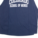 FANATICS Colorado School Of Mines Mens T-Shirt Blue Long Sleeve USA Crew Neck S