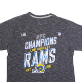 FANATICS Los Angeles Rams NFC Champions Mens T-Shirt Grey USA Crew Neck L