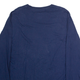 FANATICS Seattle Seahawks Mens T-Shirt Blue Long Sleeve USA Crew Neck XL