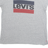 LEVI'S Womens T-Shirt Grey L