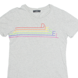 DIESEL Womens T-Shirt Grey S