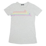 DIESEL Womens T-Shirt Grey S