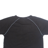 ELLESSE Cropped Womens T-Shirt Black UK 14