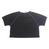 ELLESSE Cropped Womens T-Shirt Black UK 14