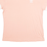 ADIDAS Womens T-Shirt Pink UK 8