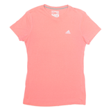 ADIDAS Womens T-Shirt Pink S