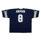 LOGO 7 Indianna Cowboys NFL Mens Jersey Blue USA V-Neck 2XL