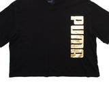 PUMA Cropped Womens T-Shirt Black L