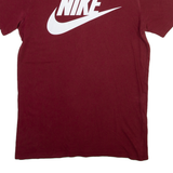 NIKE Mens T-Shirt Maroon S