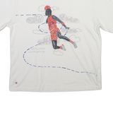 AIR JORDAN Loose Fit Mens T-Shirt White S