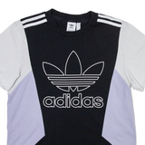 ADIDAS ORIGINALS Womens T-Shirt Black UK 8