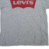LEVI'S Mens T-Shirt Grey L