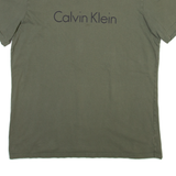 CALVIN KLEIN Mens T-Shirt Green L