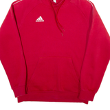 ADIDAS Mens Red Hoodie M