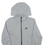 NIKE Mens Grey Hoodie Full Zip XS