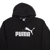 PUMA Cropped Womens Black Hoodie L
