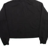 PUMA Cropped Womens Black Hoodie L